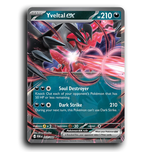 Yveltal ex (053/088) [Perfect Order] Double Rare Pokemon Card TCG Near Mint NM