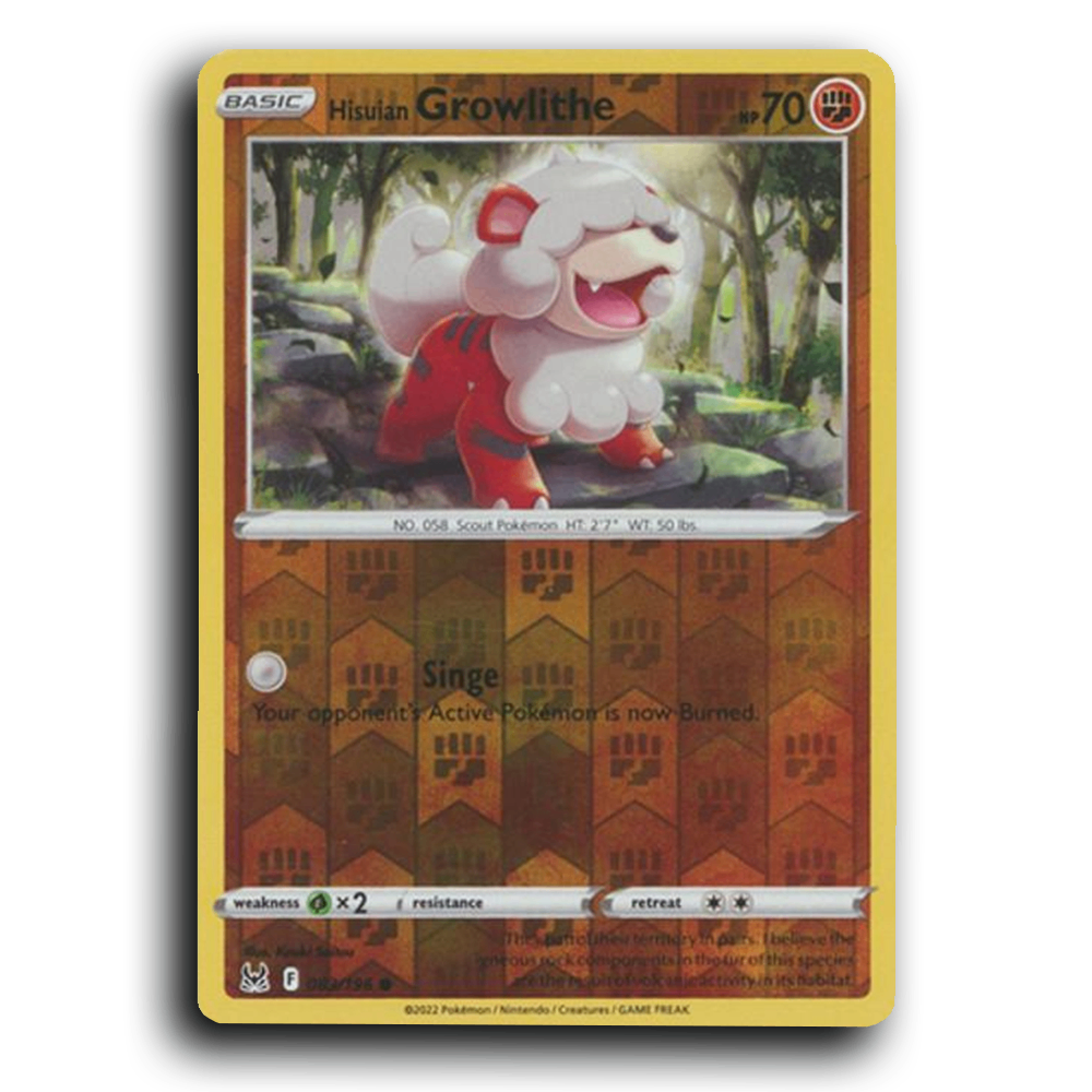 Hisuian Growlithe (083/196) [Lost Origin]