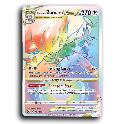 Hisuian Zoroark VSTAR (203/196) [Lost Origin]