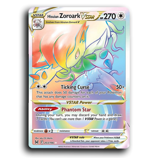 Hisuian Zoroark VSTAR (203/196) [Lost Origin]