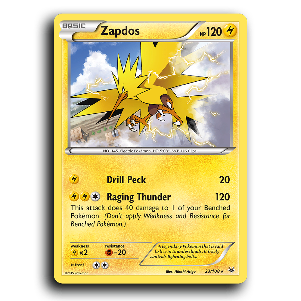 Zapdos (23/108) [Roaring Skies]