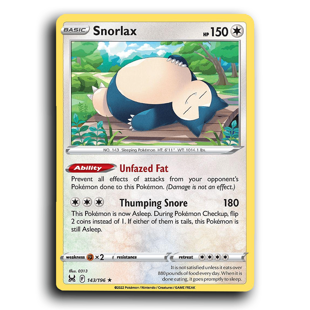 Snorlax (143/196) [Lost Origin]