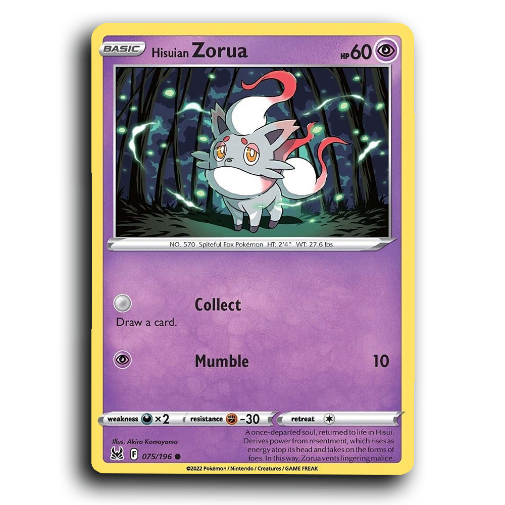 Hisuian Zorua (075/196) [Lost Origin]