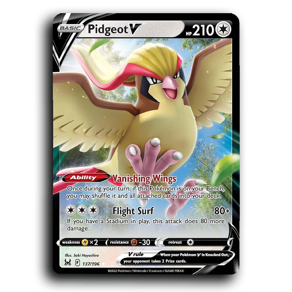 Pidgeot V (137/196) [Lost Origin]