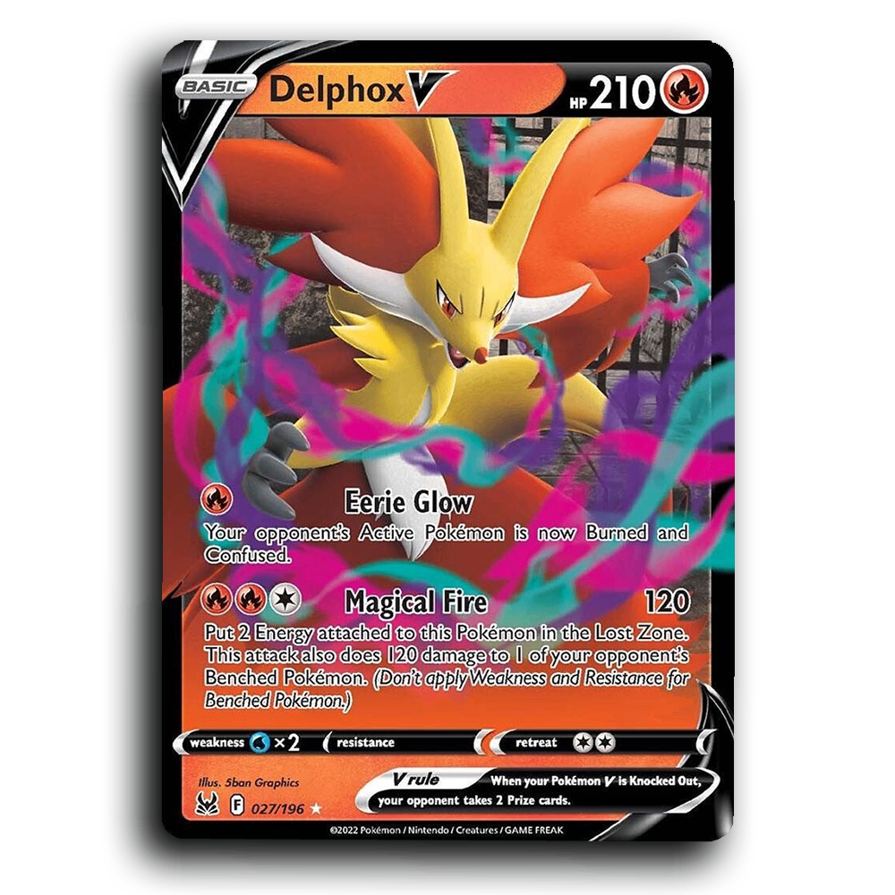 Delphox V (027/196) [Lost Origin]