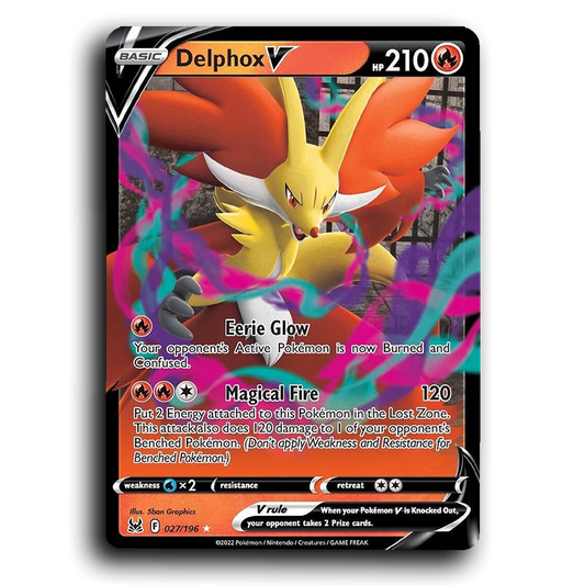 Delphox V (027/196) [Lost Origin]