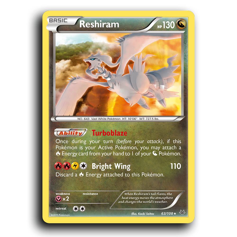 Reshiram (63/108) [Roaring Skies]