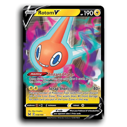 Rotom V (058/196) [Lost Origin]