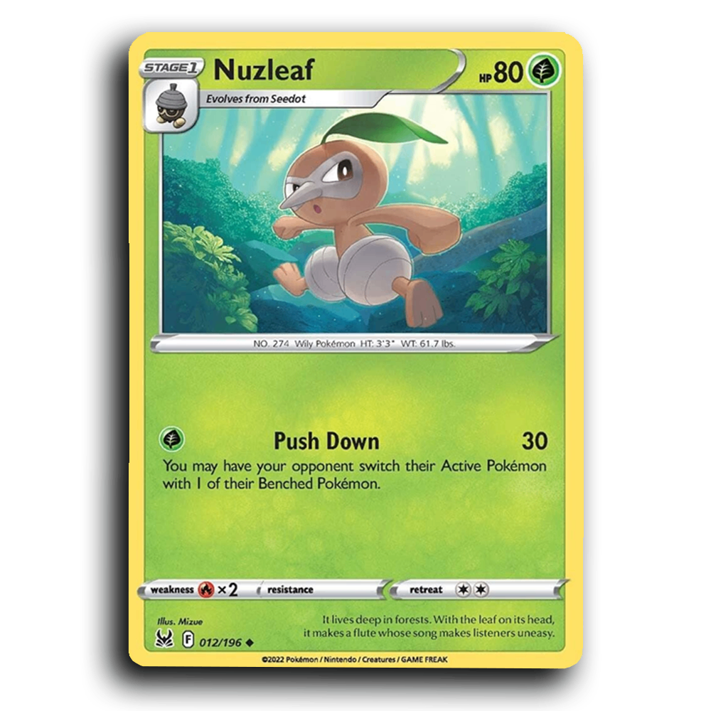 Nuzleaf (012/196) [Lost Origin]
