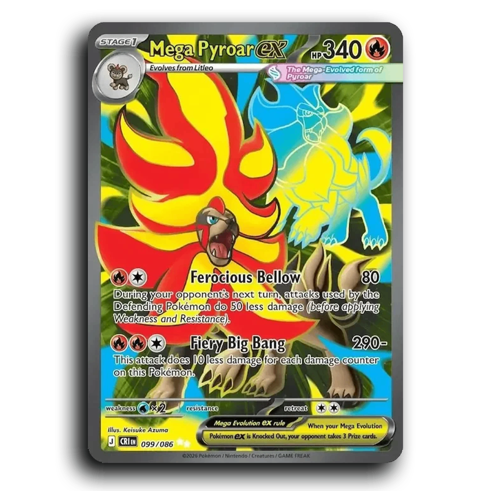 Mega Pyroar ex (099/086) [Chaos Rising]