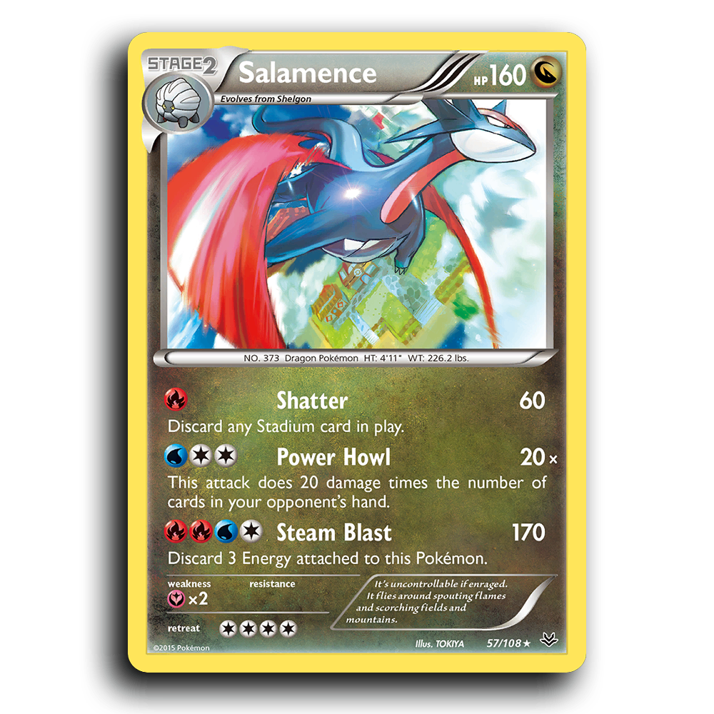 Salamence (57/108) [Roaring Skies]