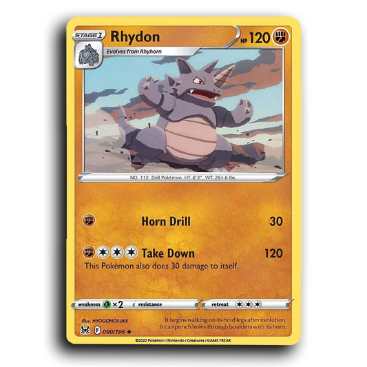 Rhydon (090/196) [Lost Origin]
