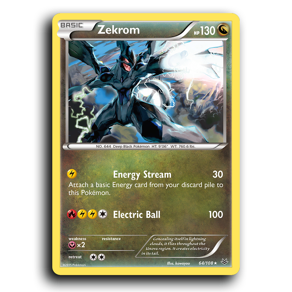 Zekrom (64/108) [Roaring Skies]