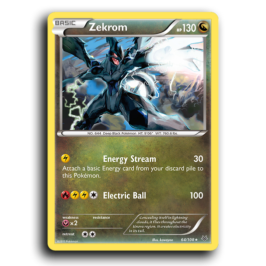 Zekrom (64/108) [Roaring Skies]
