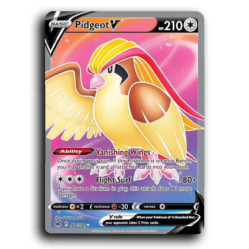 Pidgeot V (188/196) [Lost Origin]