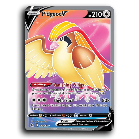 Pidgeot V (188/196) [Lost Origin]