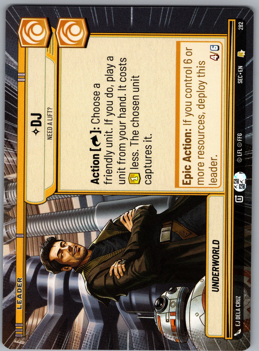 DJ - Need a Lift? (Hyperspace) (Back)