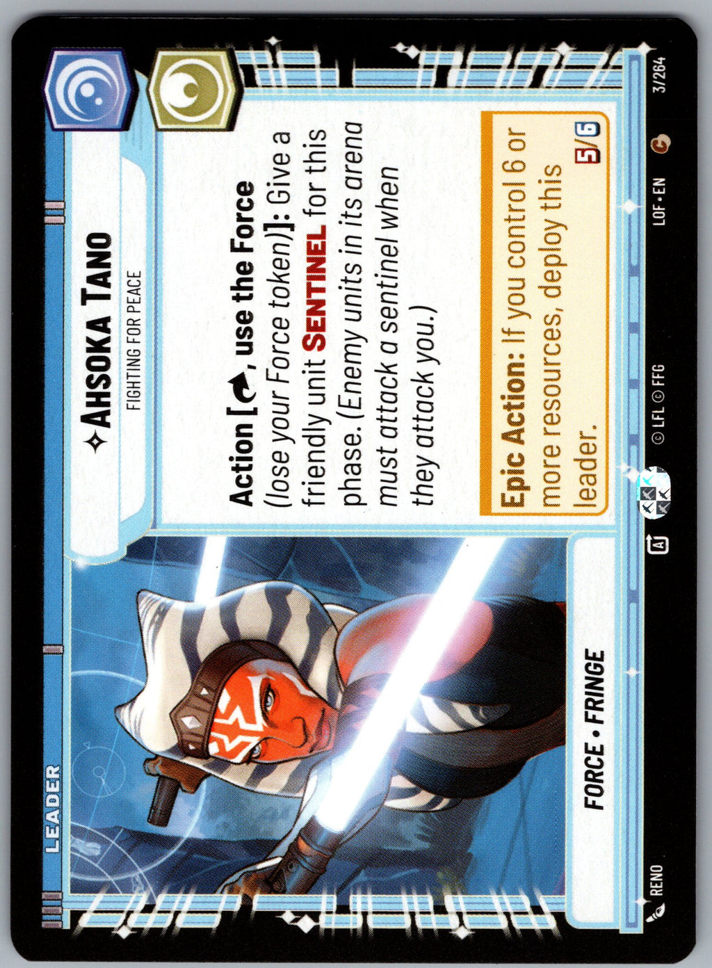 Ahsoka Tano - Fighting For Peace (Back)
