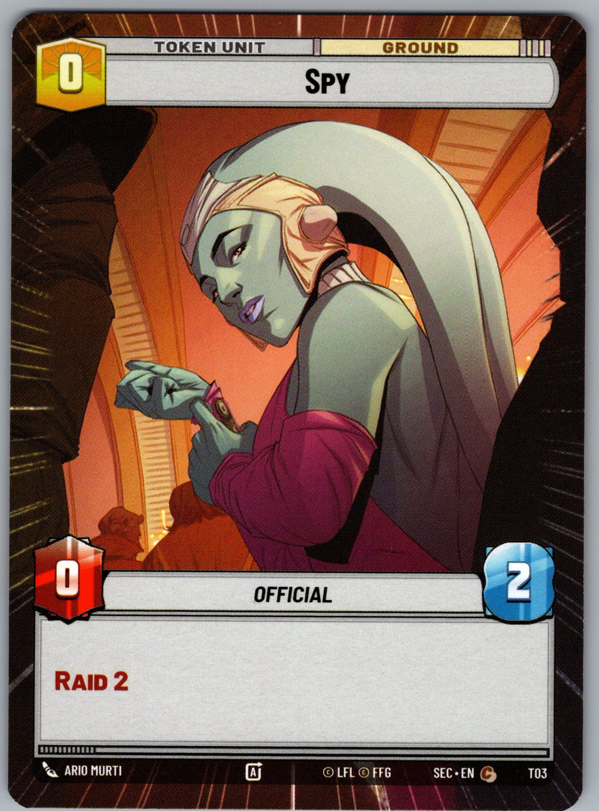 Republic City // Spy (Hyperspace) (Back)