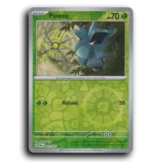 Pineco (001/091) [Paldean Fates]