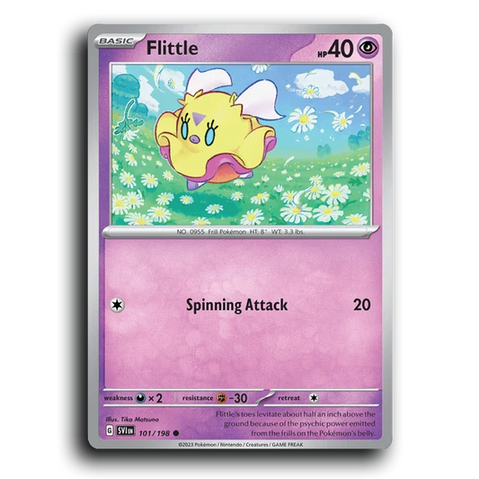 Flittle (101/198) [Scarlet & Violet] Common Tika Matsuno Pokemon Card TCG Near Mint NM
