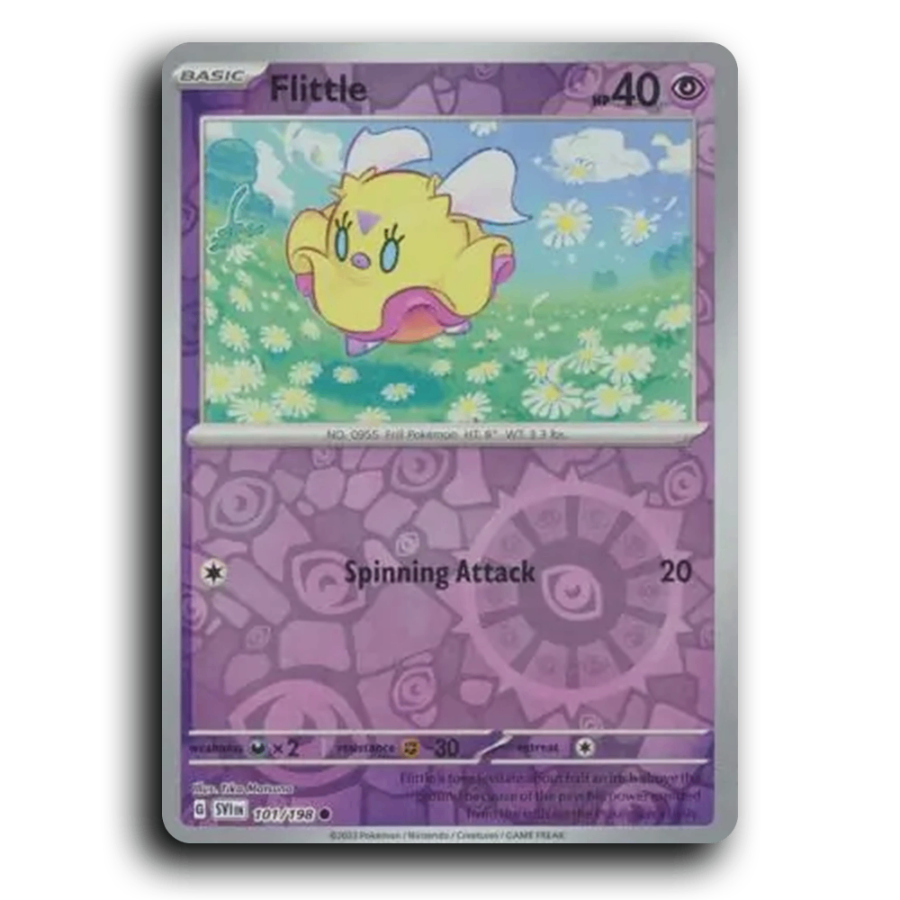 Flittle (101/198) [Scarlet & Violet] Common Tika Matsuno Pokemon Card TCG Near Mint NM Reverse Holo