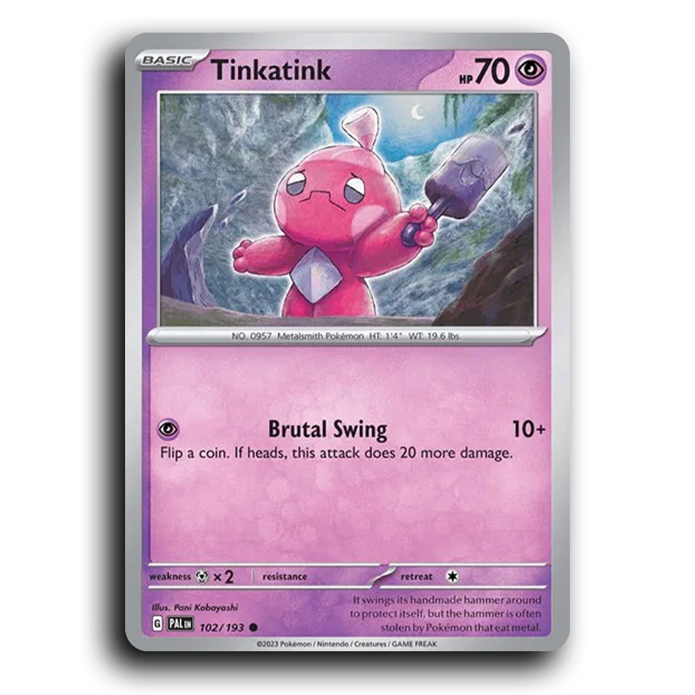 Tinkatink (102/193) [Paldea Evolved] Common Pokemon Card TCG Near Mint NM