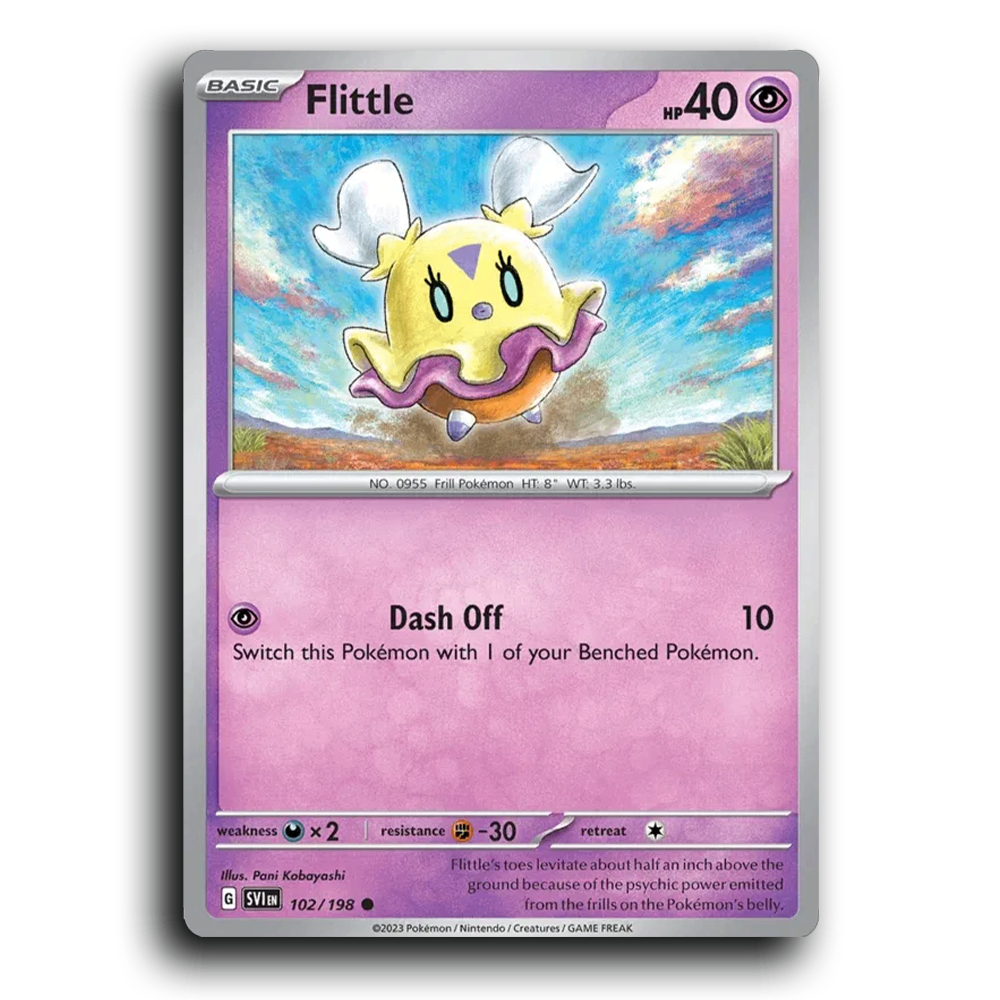 Flittle (102/198) [Scarlet & Violet] Common Pani Kobayashi Pokemon Card TCG Near Mint NM