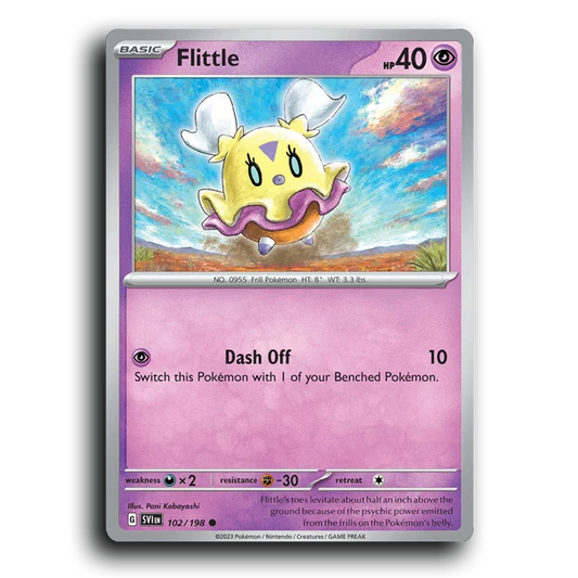 Flittle (102/198) [Scarlet & Violet] Common Pani Kobayashi Pokemon Card TCG Near Mint NM