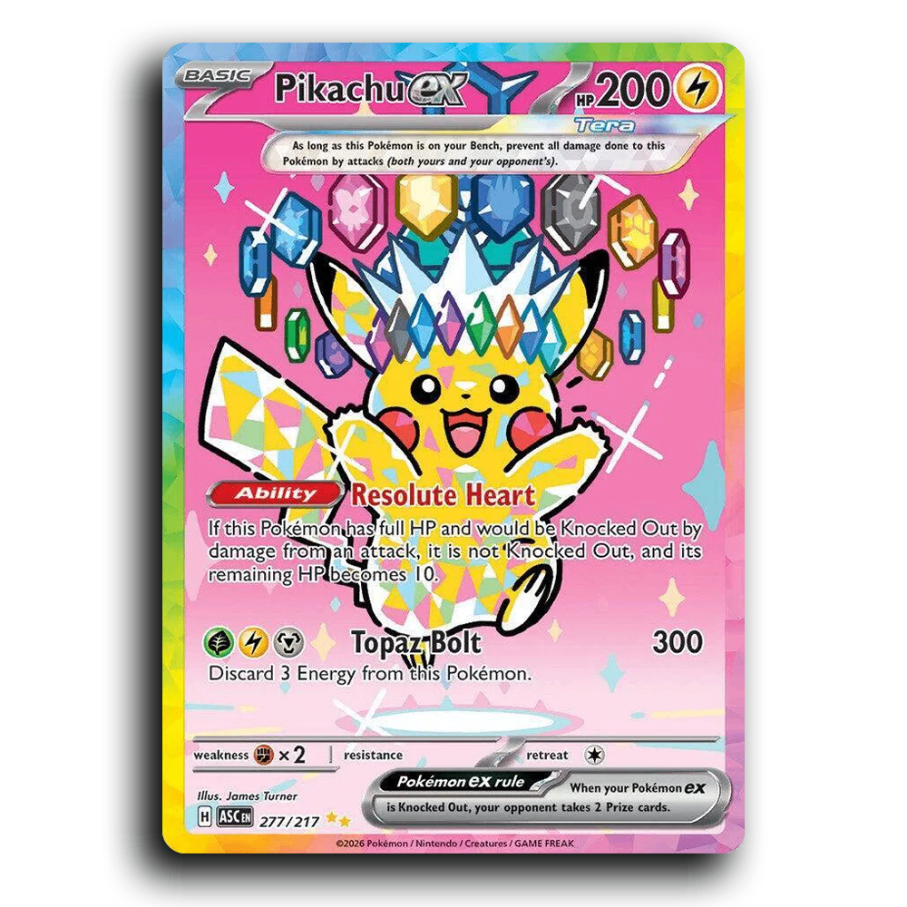 Pikachu ex - 277/217 [Ascended Heroes]
