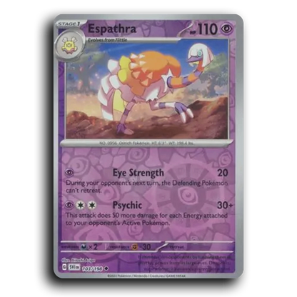Espathra (103/198) [Scarlet & Violet] Uncommon Hitoshi Ariga Pokemon Card TCG Near Mint NM Reverse Holo