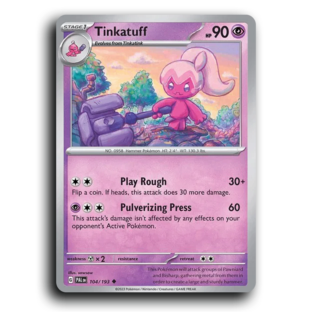 Tinkatuff (104/193) [Paldea Evolved] Uncommon Pokemon Card TCG Near Mint NM
