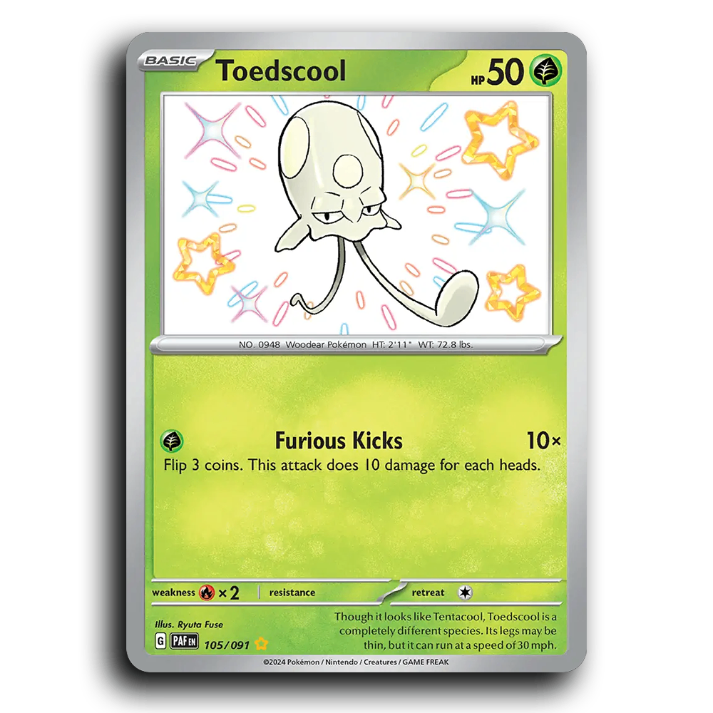 Toedscool (105/091) [Paldean Fates]