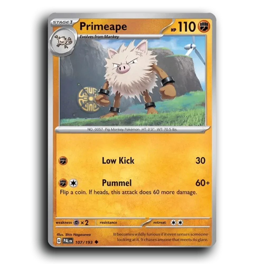 Primeape (107/193) [Paldea Evolved] Uncommon Pokemon Card TCG Near Mint NM