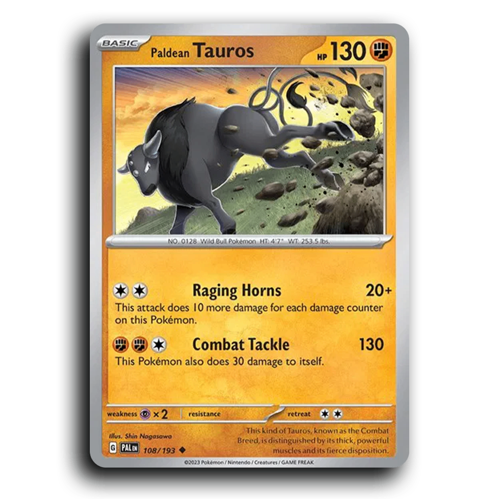 Paldean Tauros (108/193) [Paldea Evolved] Uncommon Pokemon Card TCG Near Mint NM