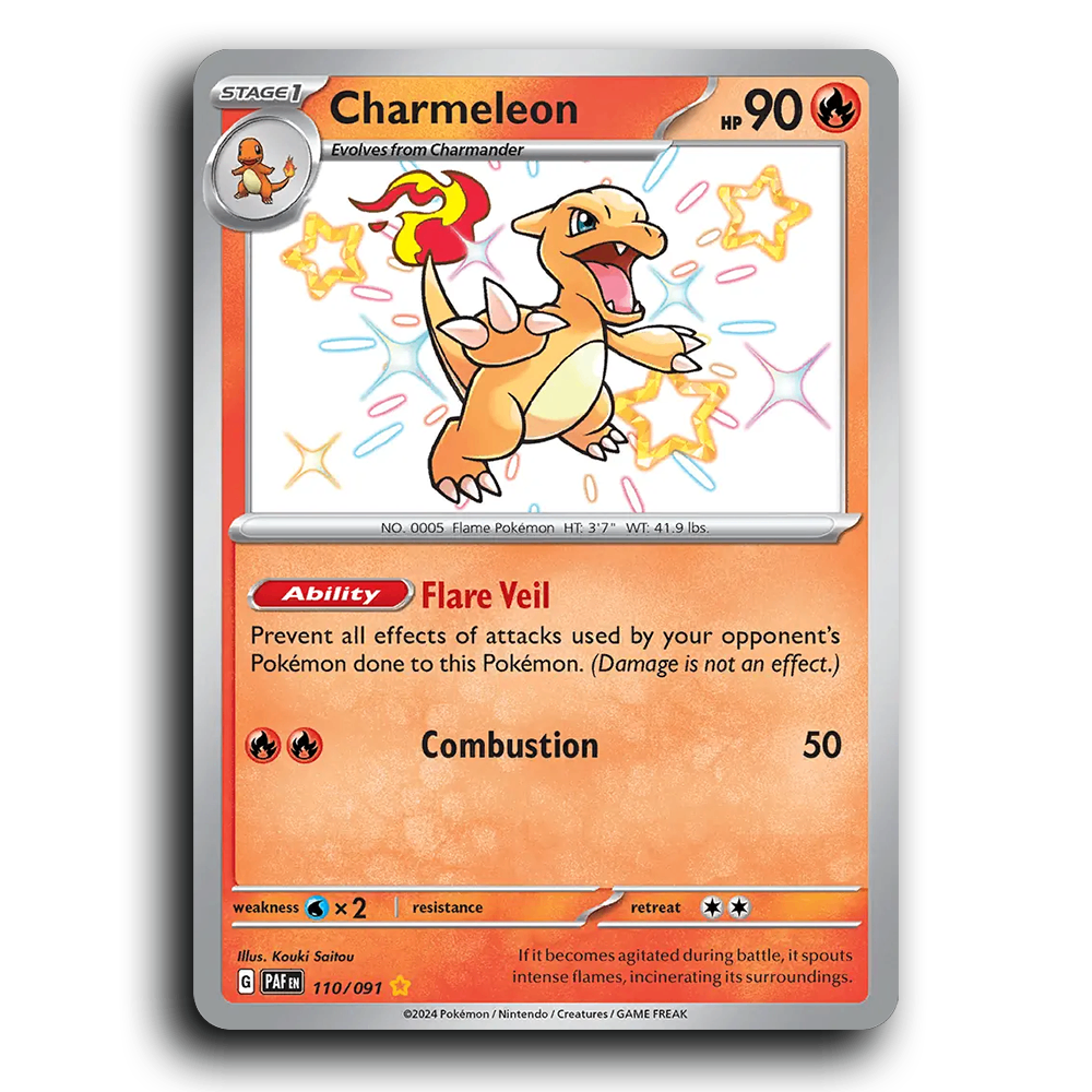 Charmeleon (110/091) [Paldean Fates]