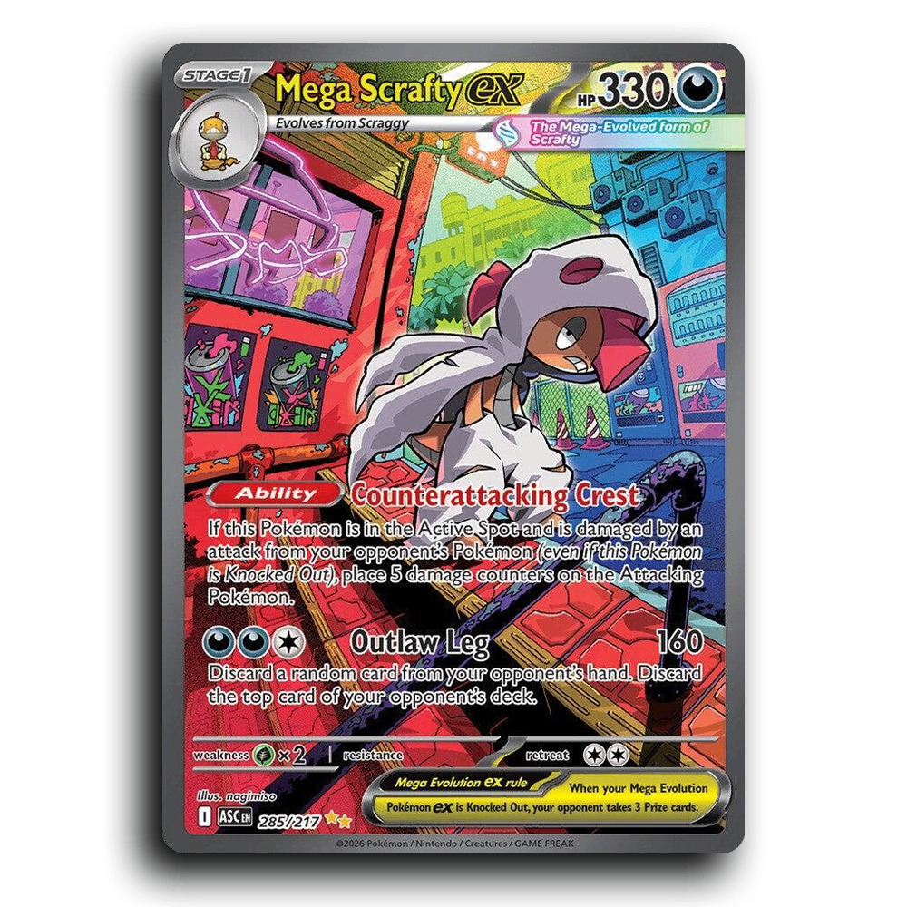 Mega Scrafty ex - 285/217 [Ascended Heroes]