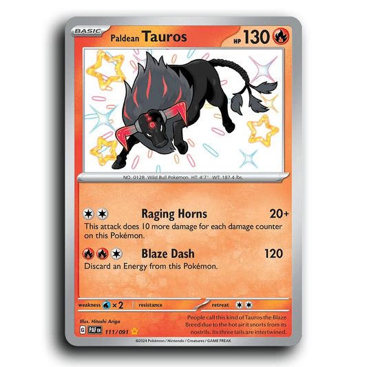 Paldean Tauros (111/091) [Paldean Fates]