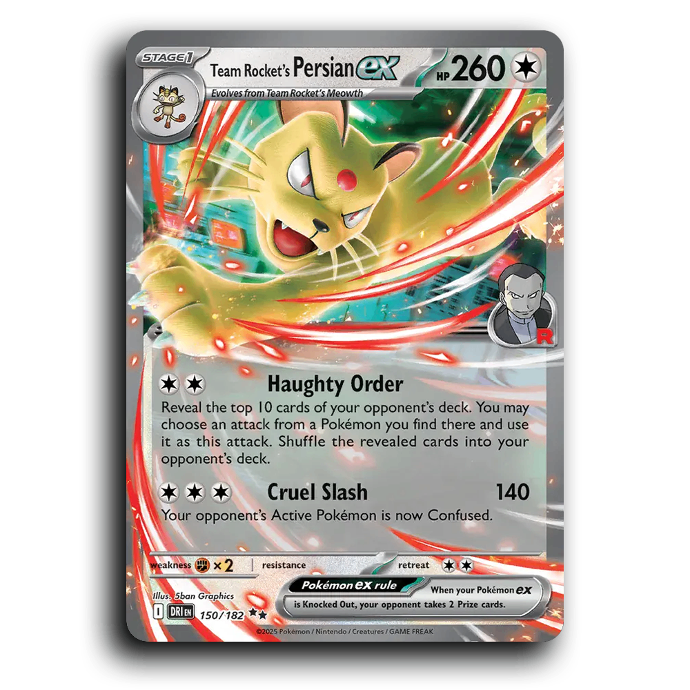 Team Rocket's Persian ex - 150/182 [Destined Rivals]