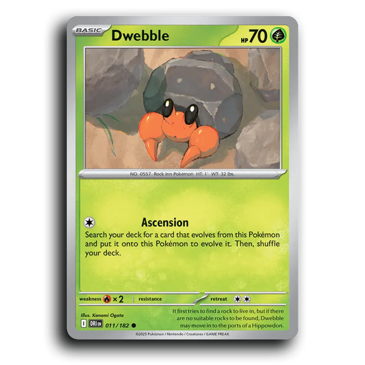 Dwebble - 011/182 [Destined Rivals]