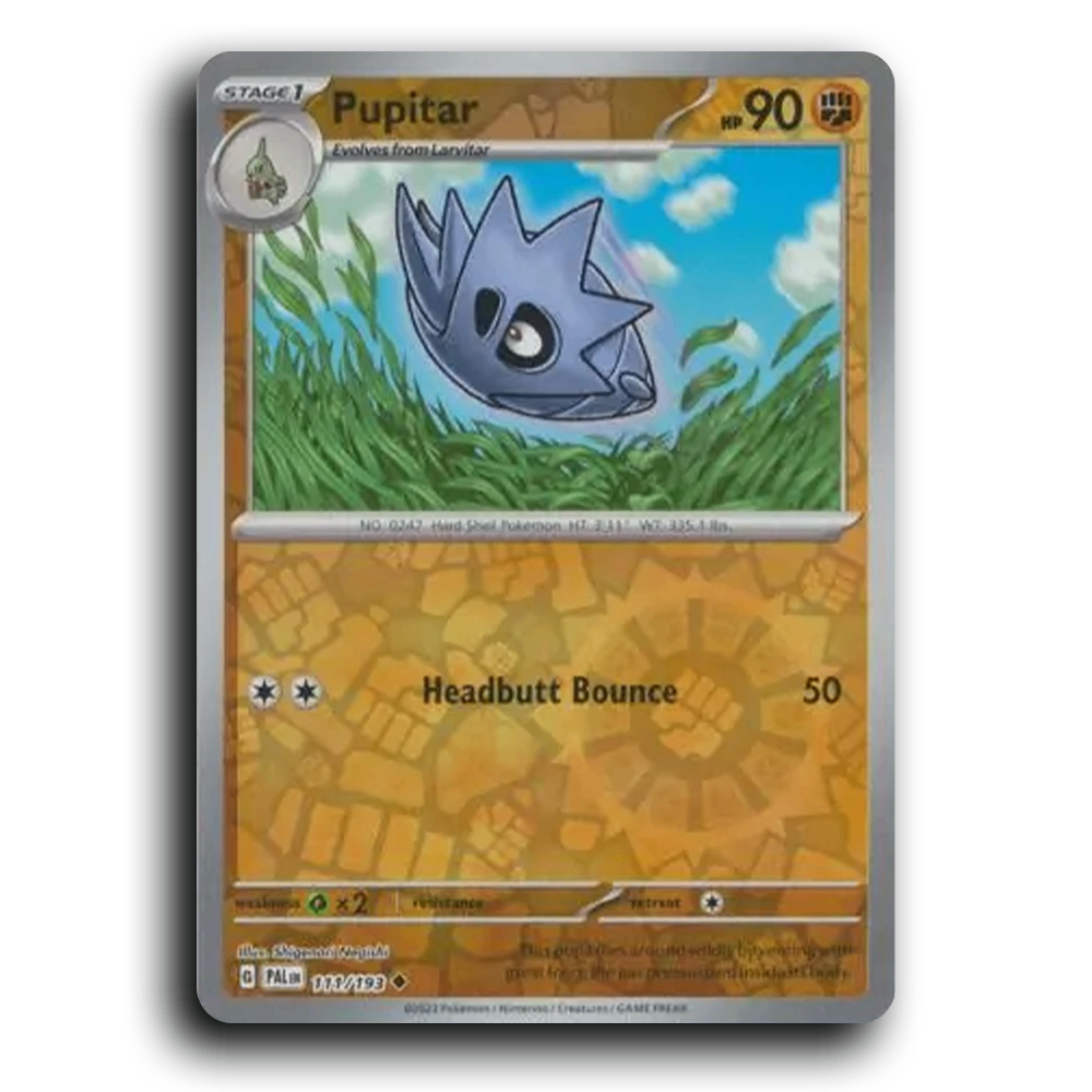 Pupitar (111/193) [Paldea Evolved] Uncommon Pokemon Card TCG Near Mint NM Reverse Holo