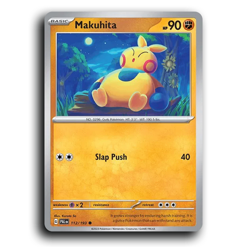 Makuhita (112/193) [Paldea Evolved] Common Pokemon Card TCG Near Mint NM