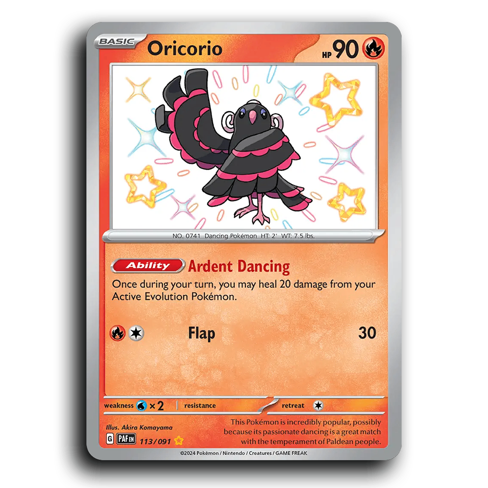 Oricorio (113/091) [Paldean Fates]