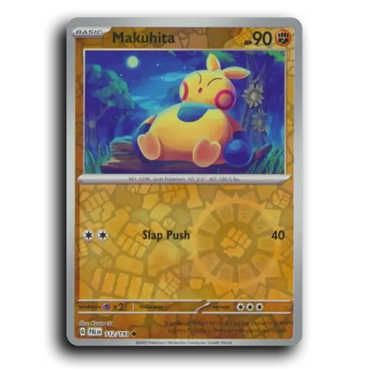 Makuhita (112/193) [Paldea Evolved] Common Pokemon Card TCG Near Mint NM Reverse Holo