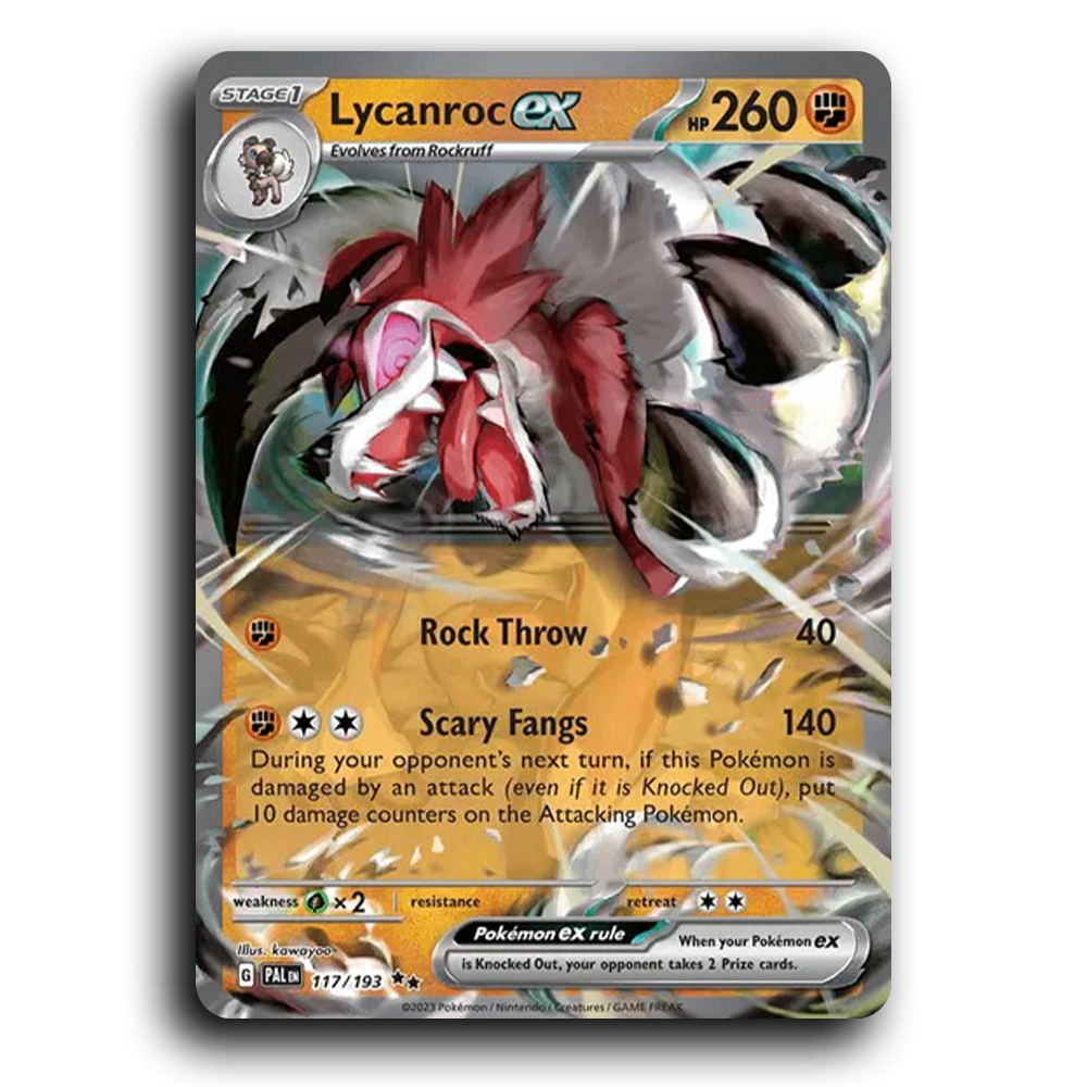 Lycanroc ex (117/193) [Paldea Evolved]