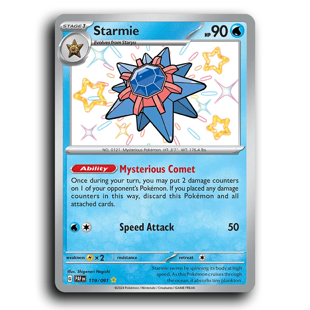 Starmie (119/091) [Paldean Fates]