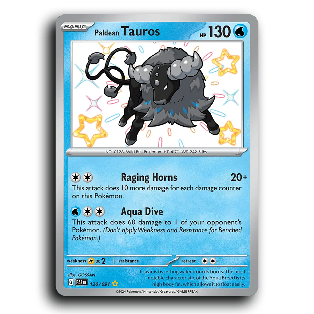 Paldean Tauros (120/091) [Paldean Fates]