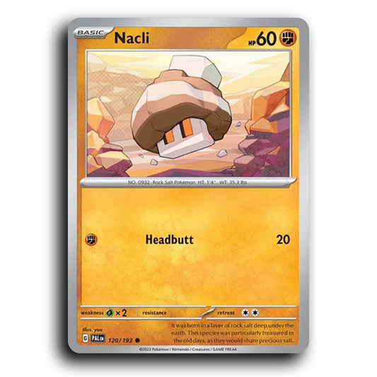 Nacli (120/193) [Paldea Evolved] Common Pokemon Card TCG Near Mint NM