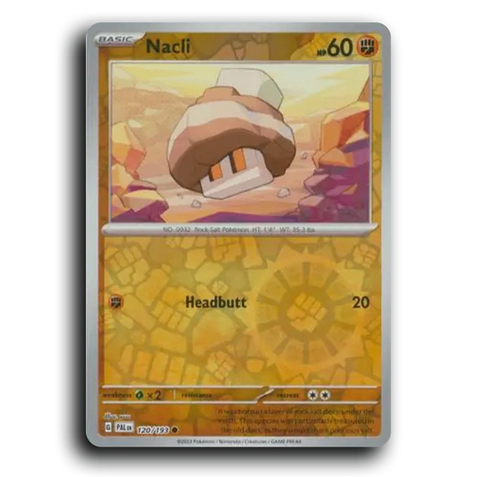 Nacli (120/193) [Paldea Evolved] Common Pokemon Card TCG Near Mint NM Reverse Holo