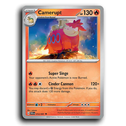 Camerupt (012/091) [Paldean Fates]